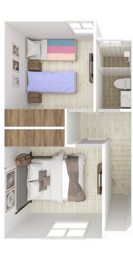 Nivel 1  de Casa Modelo Esmeralda