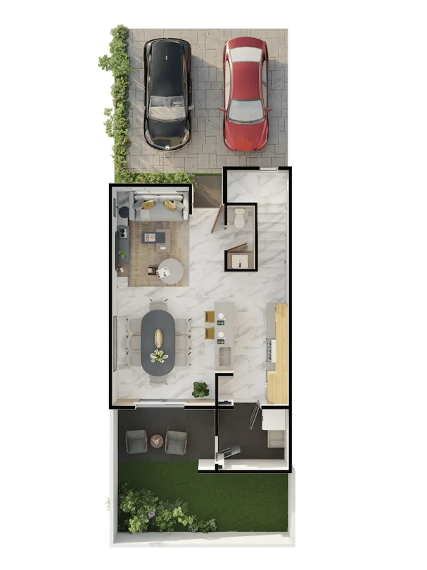 Planta Baja de Casas en Venta en Tizayuca, Hidalgo | Abeto