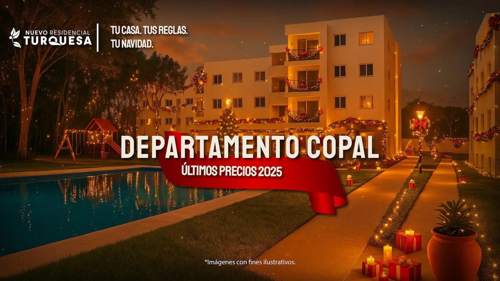 Imagen de Departamentos en venta en Cancún | Modelo Copal en Nueva Residencial Turquesa