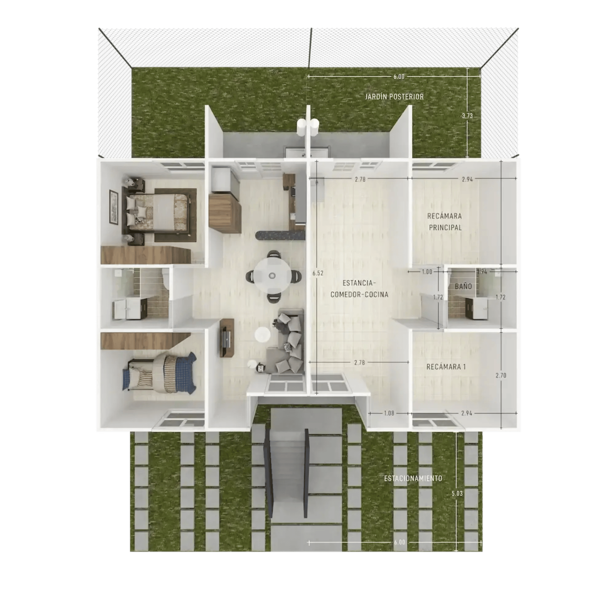 Un solo nivel de Casa en venta en Zumpango, Edo Mex | Modelo Titanio Planta Alta